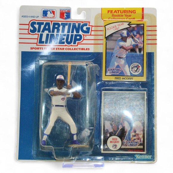 Starting Lineup Fred McGriff 1987 Rookie Year Collectible Figurine & Card Set By - Picture 1 of 4